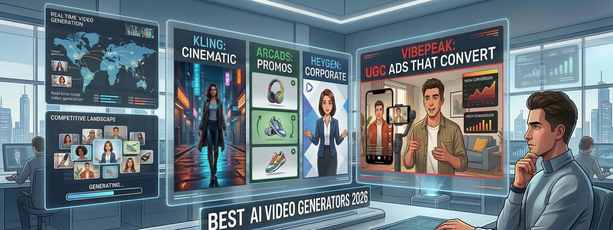 Die besten KI-Videogeneratoren 2026: Und welcher funktioniert wirklich für Ads?